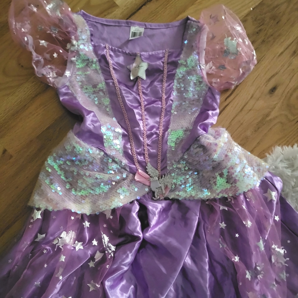 NWT Unicorn Princess Costume Party Dress with Unicorn Headband - Picture 4 of 5